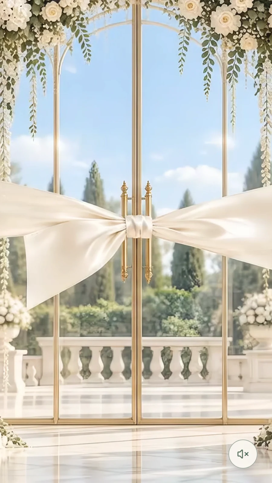 Wedding Website With a Rich and Elegant Palace Theme invitation preview